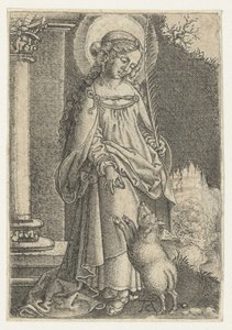 Szent Ágnes alkotó: Monogrammist AC