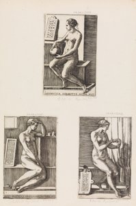 Aritmetika, The Seven Liberal Arts, 4. tábla, 1544. alkotó: Monogrammist B