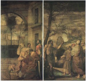 Evangélista Szent János templom orgonaház alkotó: Moretto da Brescia