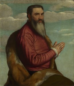 Imádkozó férfi hosszú szakállal alkotó: Moretto da Brescia