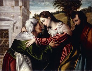 A Látogatás alkotó: Moretto da Brescia