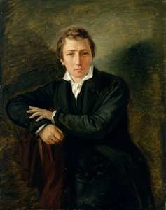 Heinrich Heine (1797-1856) portréja 1831 (olaj, papír, vászon)