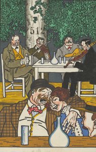 A Heurigerben, 1911.