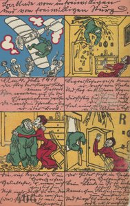 Ballada az önkéntelen és önként vállalt bukásról, 1911. alkotó: Moritz Jung