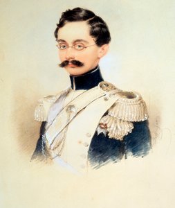 I. Adolph, Nassau hercegének, 1817-1905 luxemburgi nagyhercegének portréja, 1840-es évek.