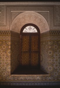Thamiel glaoui Kasbah, ablak (kerámia)