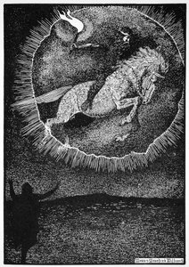 „A szürke lovon ülő ember látomása”, 1913.