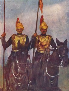 „Őfelsége Dogra Sowar Kashmir testőre”, 1903 alkotó: Mortimer L Menpes