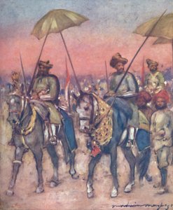 „Shan állam főnökei”, 1903 alkotó: Mortimer L Menpes