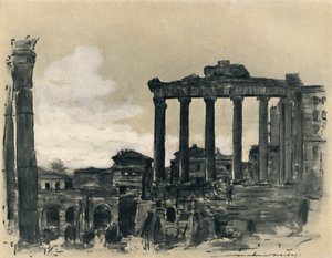 „Az ókori Róma maradványai”, 1903 alkotó: Mortimer L Menpes