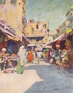 Bazár Amritsarban, 1905
