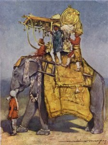 Állami elefánt minden csapdájában (színes litó)