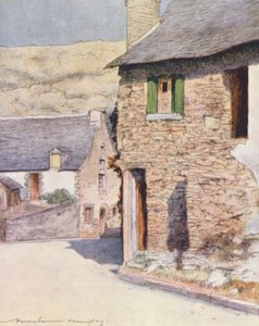Rochefort-en-Terre-ben (színes litográfia) alkotó: Mortimer Ludington Menpes
