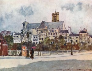 A Szajna igazgatóságánál alkotó: Mortimer Ludington Menpes