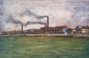 Gyári kémények alkotó: Mortimer Ludington Menpes