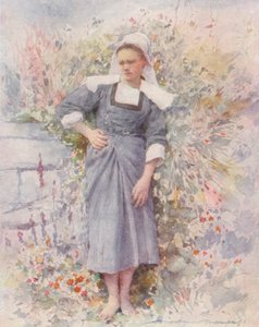 La Petite Marie (színes litográfia) alkotó: Mortimer Ludington Menpes