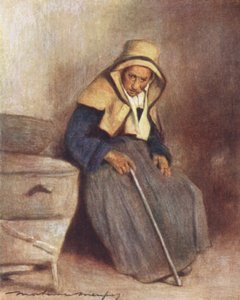 Idős kor (színes litográfia) alkotó: Mortimer Ludington Menpes