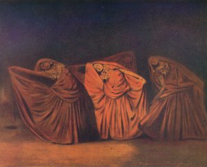 Nautch Girls Delhiben, 1905 alkotó: Mortimer Ludington Menpes
