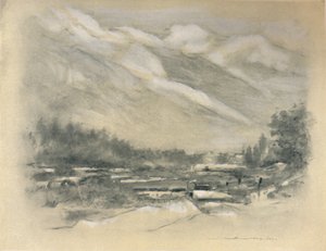 Chamounix környéke, 1903 alkotó: Mortimer Ludington Menpes