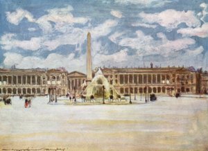 Place de la Concorde alkotó: Mortimer Ludington Menpes