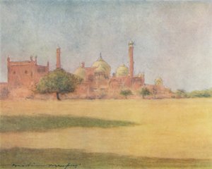 A Jumna Masjid, 1905 alkotó: Mortimer Ludington Menpes
