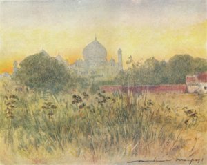A Tádzs Mahal, Agra, 1905 alkotó: Mortimer Ludington Menpes
