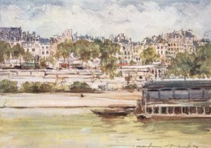 Mosóház Pont Neuf közelében alkotó: Mortimer Ludington Menpes