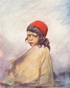 A világ gyermekei: Sopoorban (színes litográfia) alkotó: Mortimer Ludington Menpes