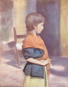 A világ gyermekei: Egy udvarban, Sevilla (színes litográfia)