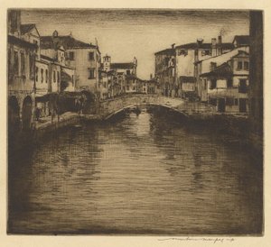 Egy mellékcsatorna, Velence alkotó: Mortimer Menpes
