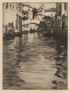 Tükröződések, Velence (Luciano hídja, Canal Grande)