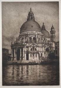 Santa Maria Della Salute #2, 1910. alkotó: Mortimer Menpes