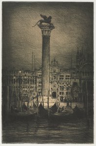 St. Marks Piazza, 1910. alkotó: Mortimer Menpes