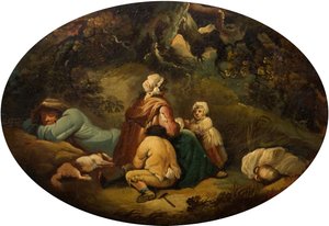 Cigányok egy tájban, 1804.