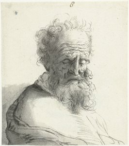 Egy öregember feje alkotó: Moses Ter Borch