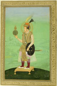 Jahangir császár portréja, 1800 körül alkotó: Mughal School