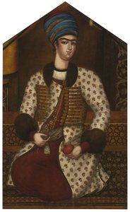 Rustam Khan Zand portréja alkotó: Muhammad Sadiq