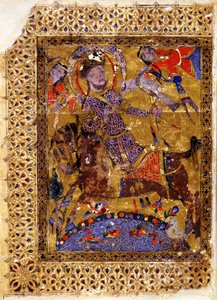 Illusztráció Kitab al-aghani Énekek könyvéből alkotó: Muhammad ibn Abi Talib al Badri