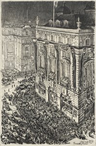 Piccadilly Circus, VI. György koronázásának előestéje