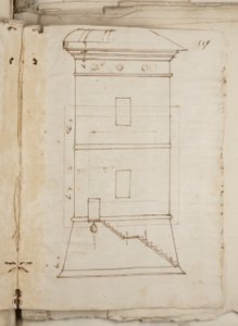 Portfólió Mutio Oddi, Urbino és mások rajzaiból, 119. o., 1635–1640 körül (toll és tinta papíron, bekötött kötetben)