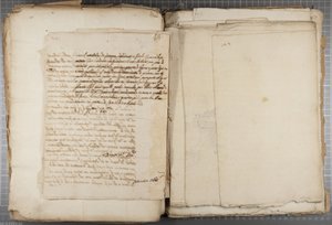 Portfólió Mutio Oddi, Urbino és mások rajzaiból, 120. o., verso, 1635-40 körül (toll és tinta papírra bekötött kötetben)