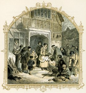 Erzsébet karácsonyi jelenet alkotó: Myles Birket Foster