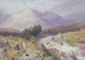 Highland Scene Dalmally közelében, Argyll (wc vásznon)