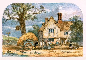 Illusztráció a "The Deserted Village"-hez