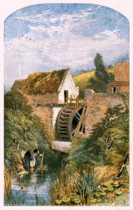 Illusztráció a "The Deserted Village"-hez alkotó: Myles Birket Foster