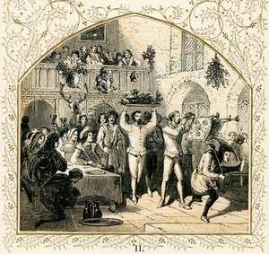 A vadkan fejének bemutatása alkotó: Myles Birket Foster