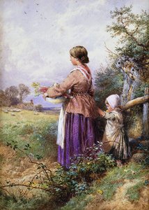 Hazatérve, alkotó: Myles Birket Foster
