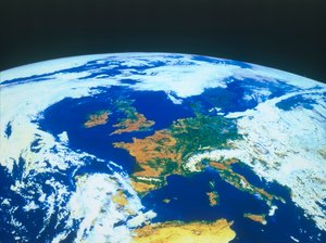 Föld az űrből – Európa műholdról nézve, 1980-as évek.