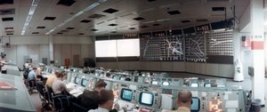 A Mission Operations Control Room Mission Control Center-ben, Houston, Texas, USA, 1971.ston, 1971. alkotó: NASA Images