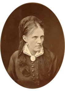 Anna Dosztjevszkaja, Fjodor Dosztojevszkij orosz író felesége, a 19. század végén vagy a 20. század elején alkotó: N.A. Lorenkovich